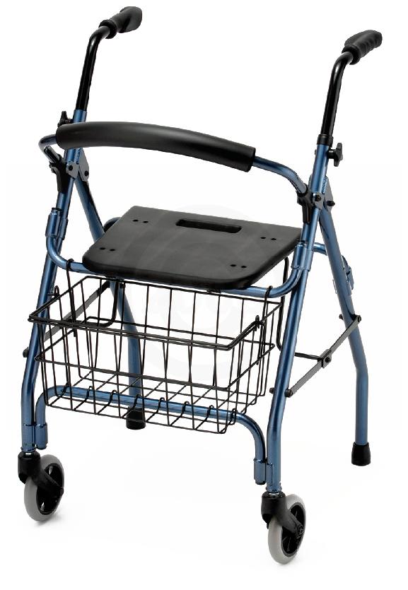 Tuffcare 3 wheel walker, lightweight wheelchair with hand brakes adjust